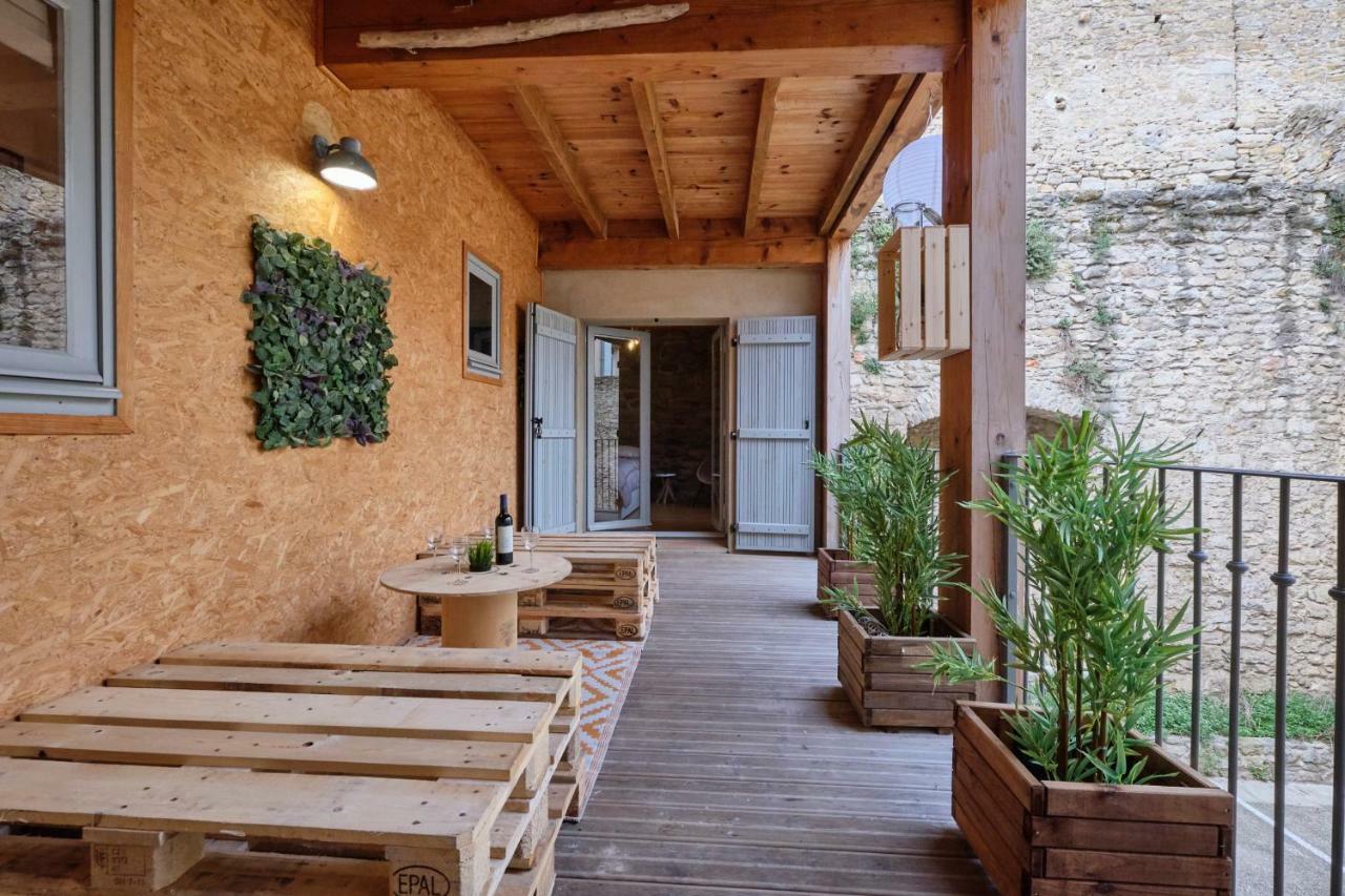 Melina - Appartement Dans Les Remparts De La Bastide Avec Parking Et Terrasse قرقشونه المظهر الخارجي الصورة
