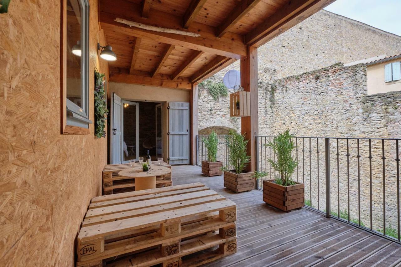 Melina - Appartement Dans Les Remparts De La Bastide Avec Parking Et Terrasse قرقشونه المظهر الخارجي الصورة